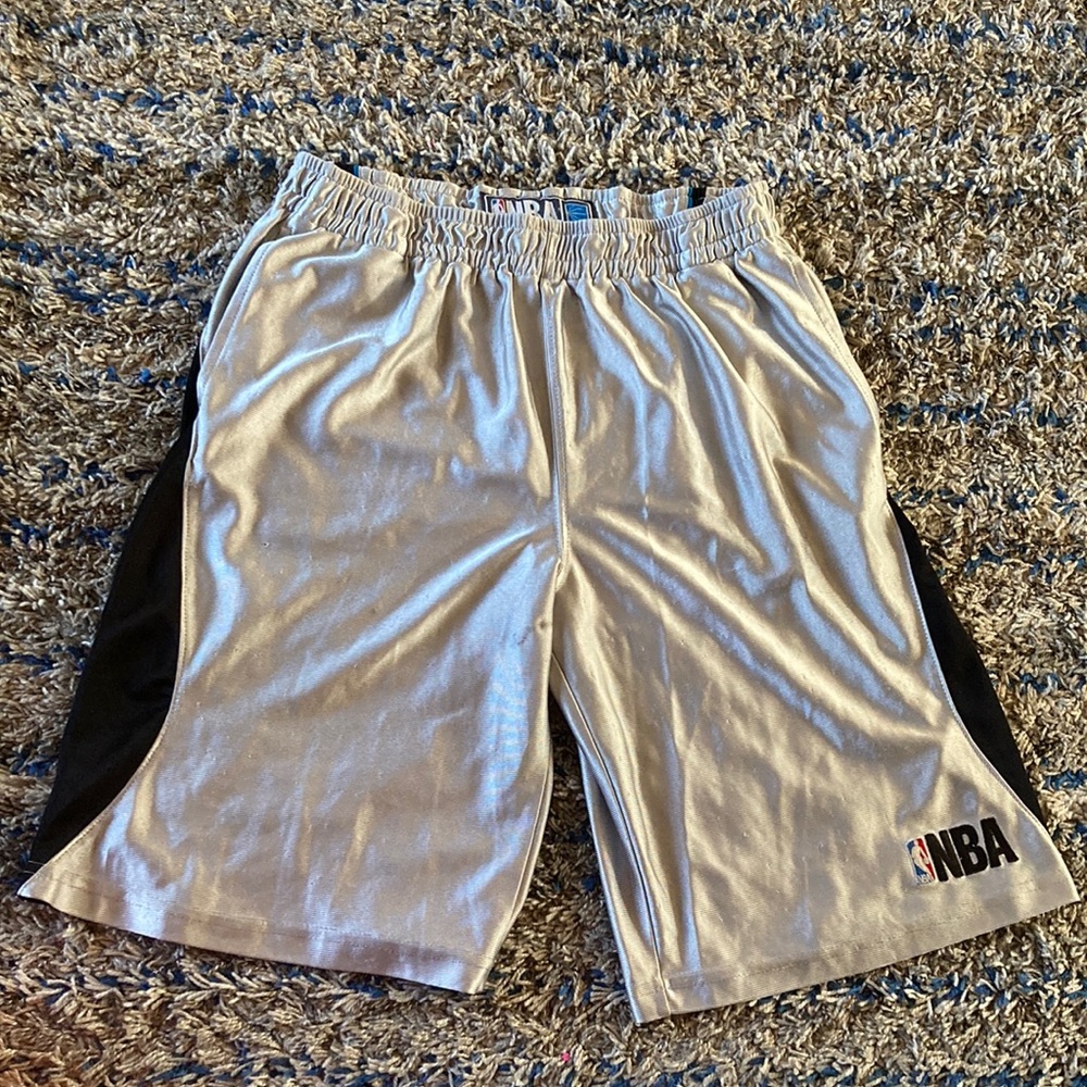 NBA Sliver Basketball Athletic Shorts